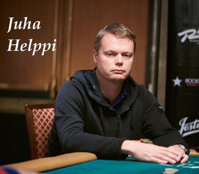 Juha Helppi at WSOP2018 №70 LHE 6-Handed Event